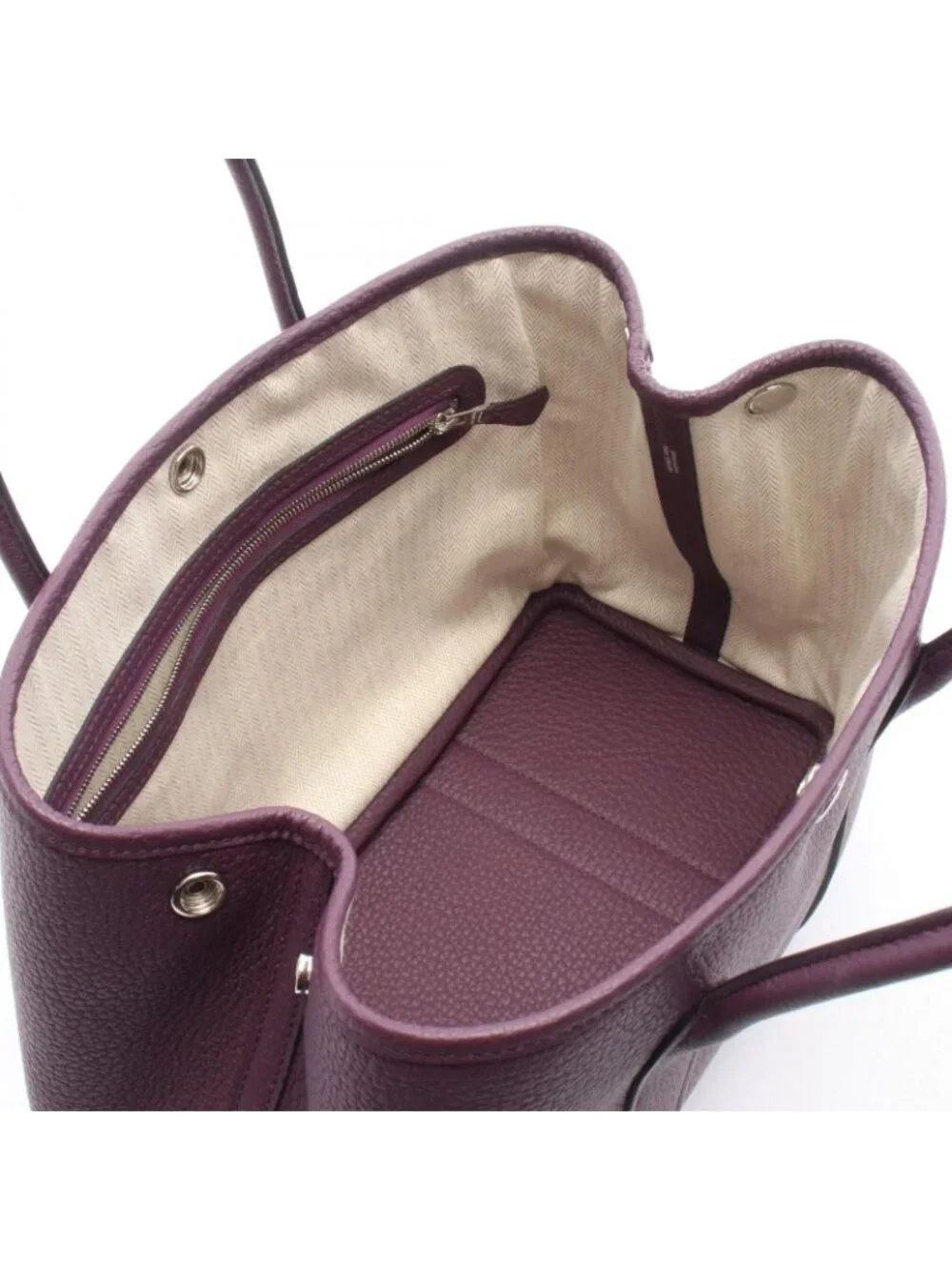 Hermes Tote Bag Garden Party TPM Cassis